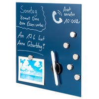 MAGNETTAFEL, blau - Blau, Metall (35/35/0.45cm) - bremermann