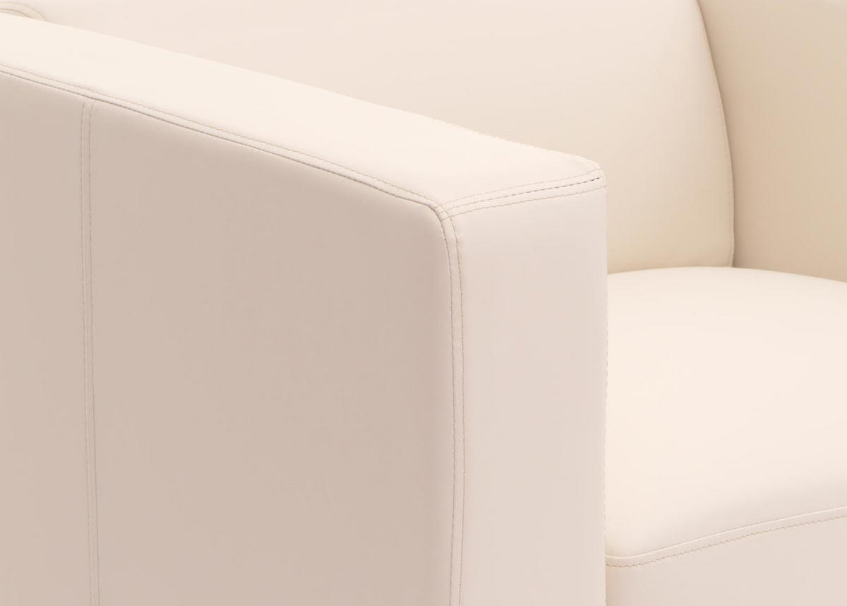 SESSEL LOUNGESESSEL Weiß - Weiß, Textil (86/70/75cm) - MCW