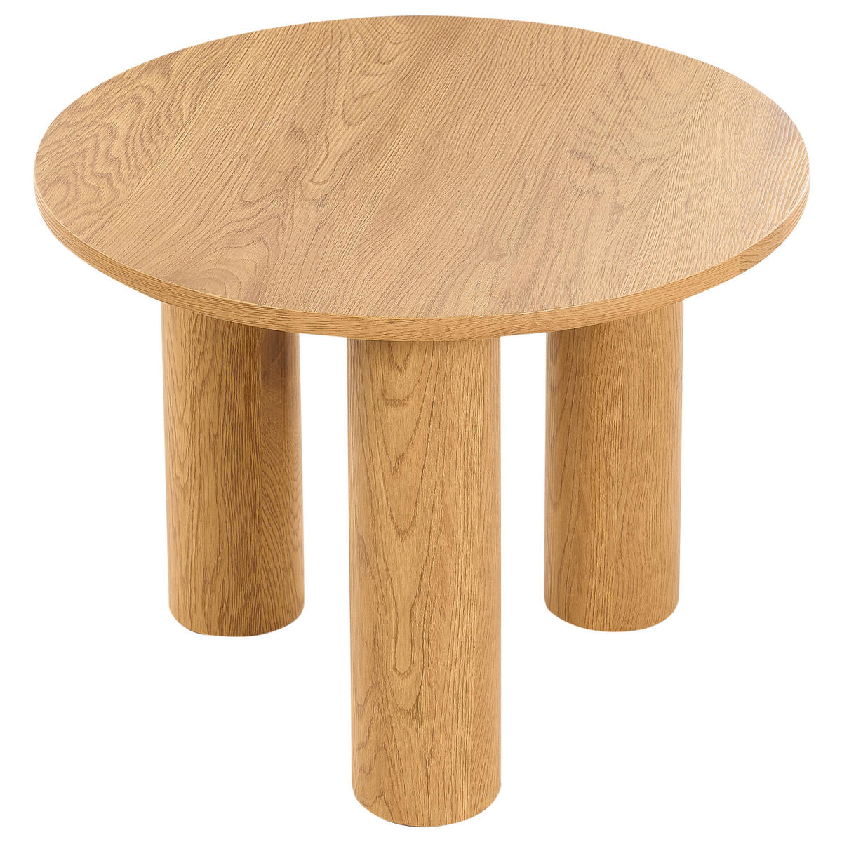 COUCHTISCH Heller Holzfarbton Senoia - Hellbraun, Holzwerkstoff (60/60/46cm) - Beliani