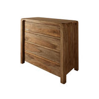 KOMMODE Sheesham 96x50x90 braun geölt BUENO #1004 - Braun, Holz (96/90/50cm) - Massivmoebel24