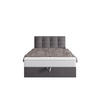 BOXBETT DUO 1 100x200 Cosmic 160, mit Matratze H3 und Topper, Hellgrau - Hellgrau, Holz/Kunststoff (100/200cm) - Bedante