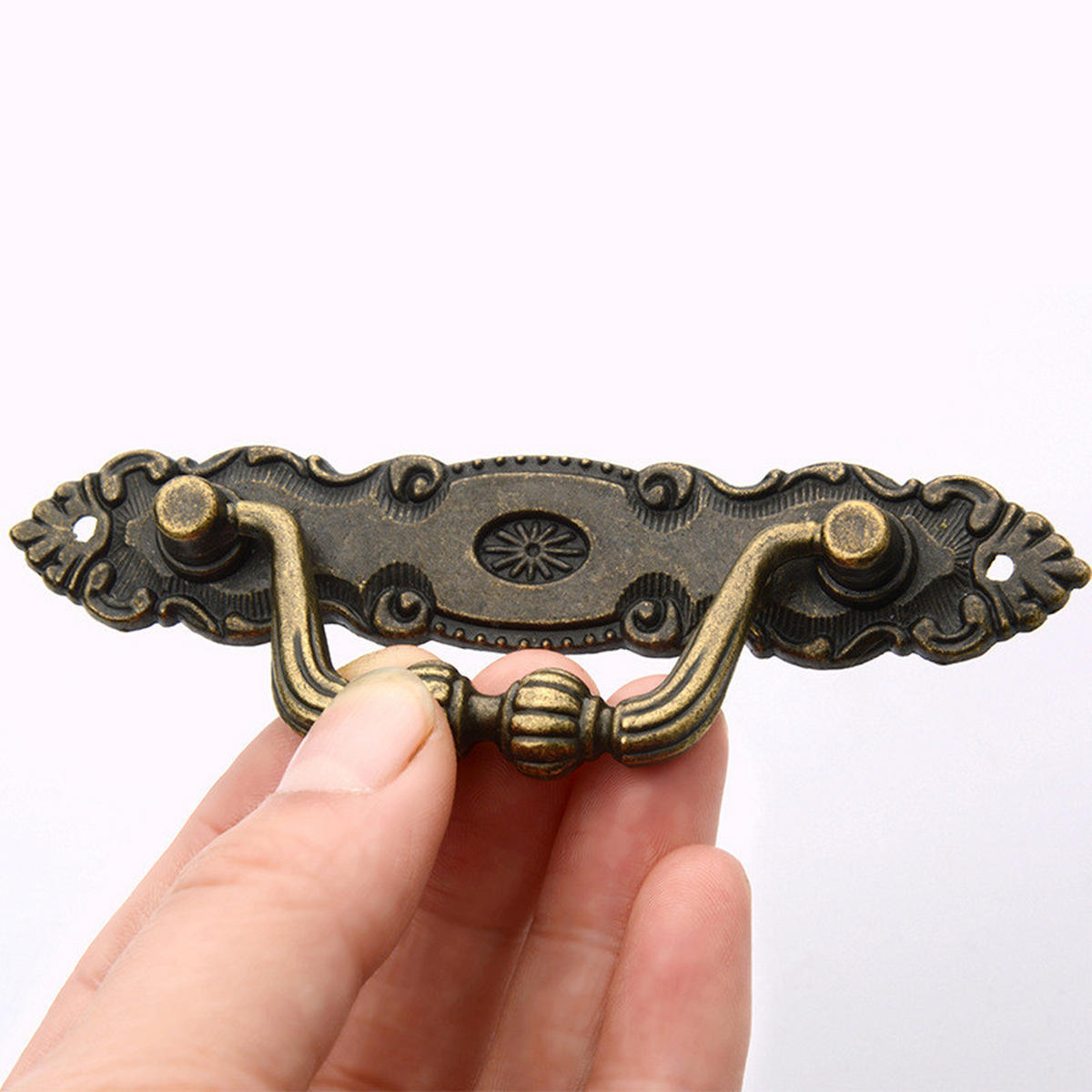 MÖBELGRIFF Bronze 2er-Set Zinklegierung - Orange, Metall (2/3.6/10.5cm)