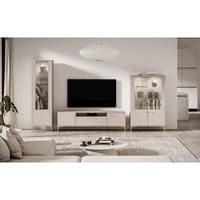 WOHNZIMMER Set 3-tlg. – Sandro – Kaschmir - Sandfarben/Kaschmir, Holzwerkstoff (180/53/34cm) - hi-markt