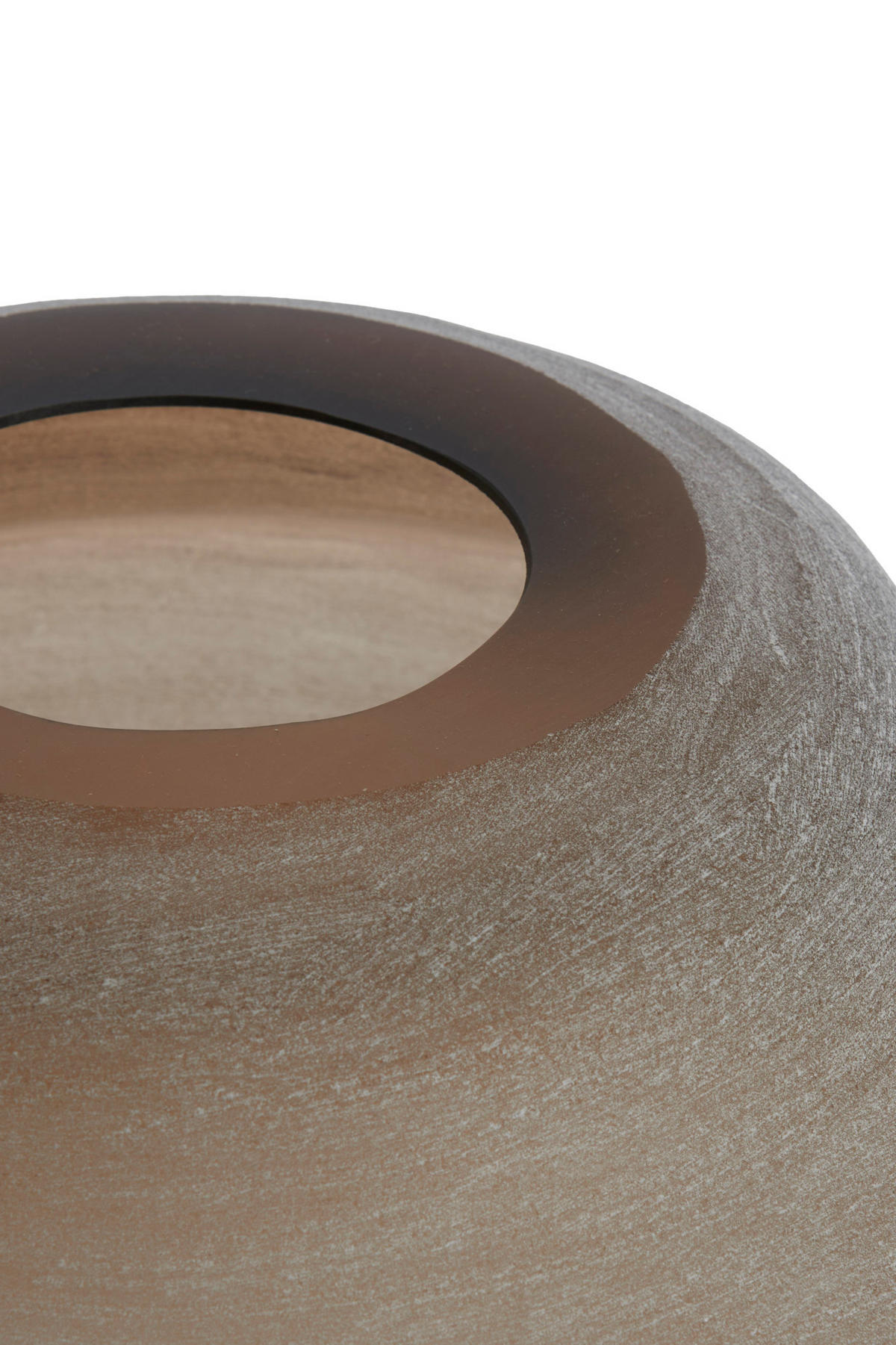 VASE Nayoro Braun Ø32,5/29 cm - Braun, Glas (32.5/29cm) - Light & Living