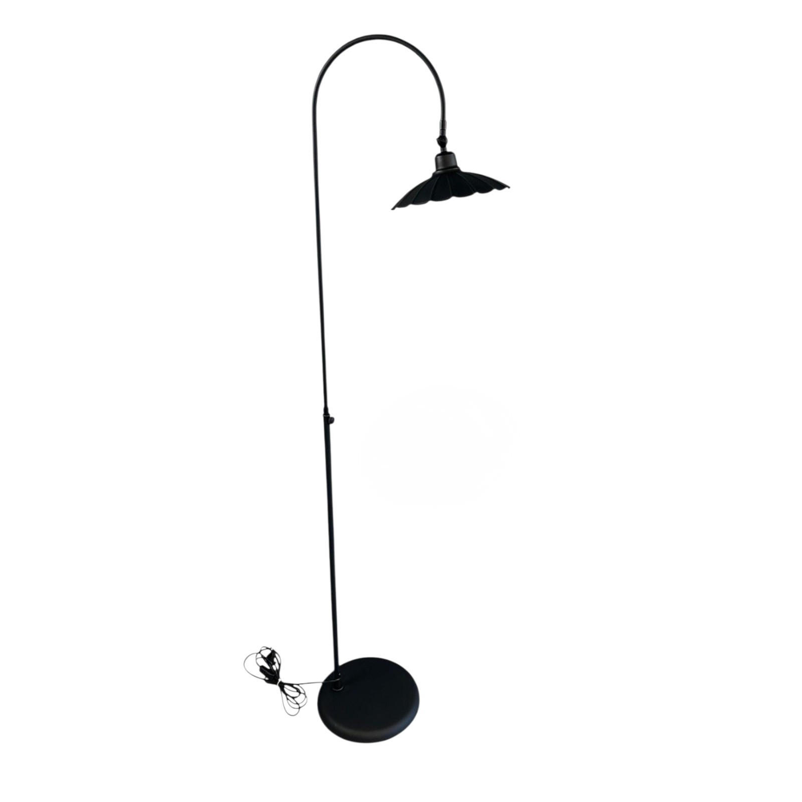 STEHLAMPE Falen 180 Cm - Schwarz, Metall (35/35/180cm) - Bamyum