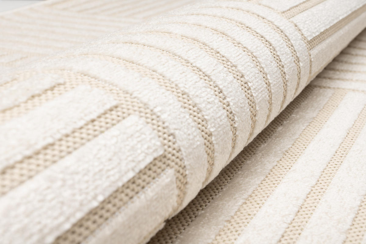 TEPPICH PATIO Beige 140/200 cm - Beige, Kunststoff (140/200cm) - Tapiso