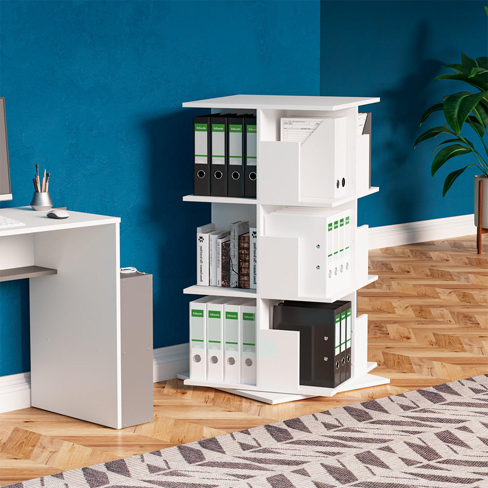 BÜCHERREGAL Alfa Weiß 59.7 x 111.4 cm - Weiß, Holzwerkstoff (59.7/111.4/59.7cm) - Vicco