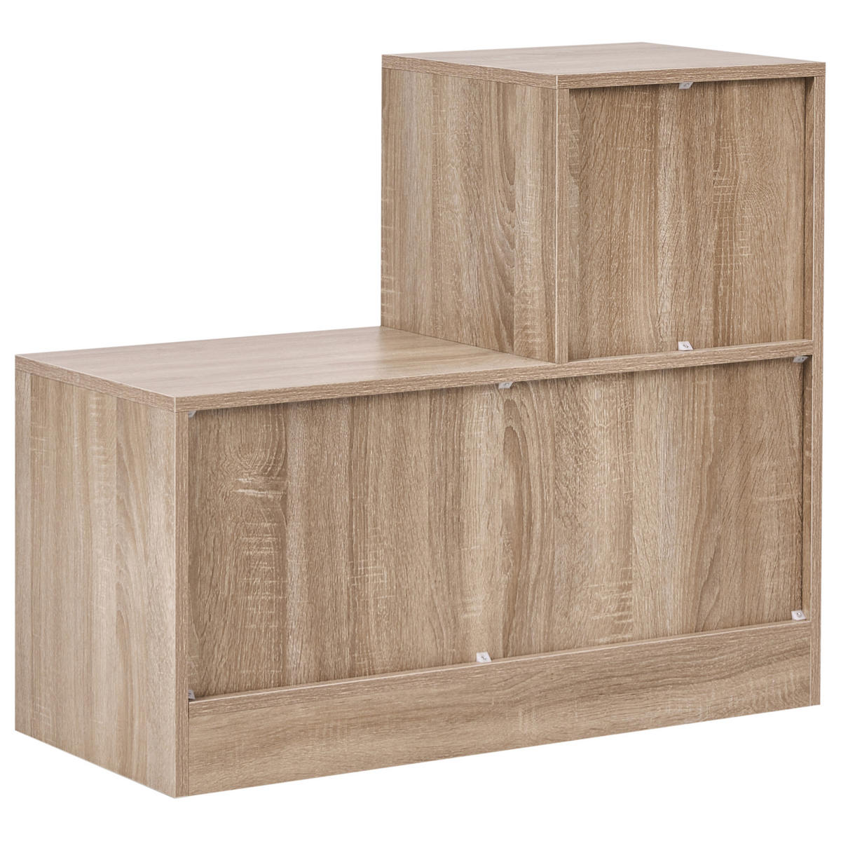 SET HOL maro deschis Cooma - maro/maro deschis, compozit lemnos (77/70/35cm) - Beliani