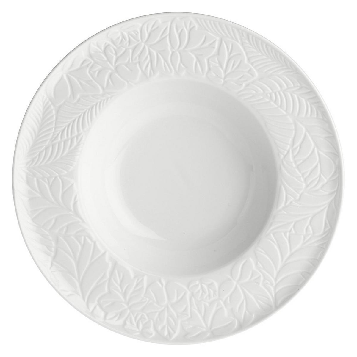 TELLER Weiß 23/23/3 cm P004300002Z - Weiß, Keramik (23cm) - La Porcellana Bianca 