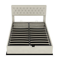 POLSTERBETT PANG-M4K8V2 160/200 cm Beige - Beige, Metall - PANGIVO