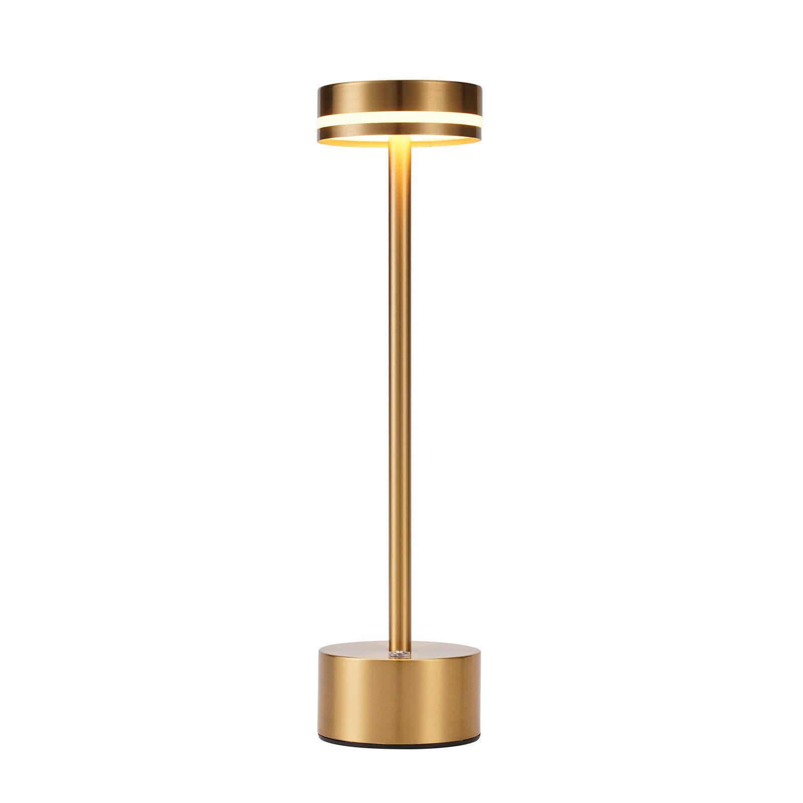 LED-TISCHLEUCHTE Abermann 8/8/31.5cm(2er-set) - Goldfarben, Metall (8/8/31.5cm) - Nettlife