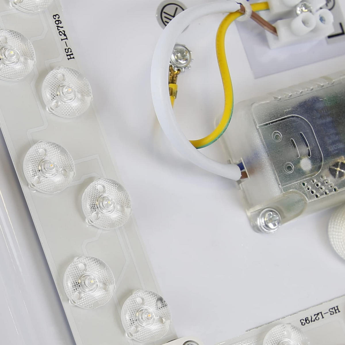 LED-DECKENLEUCHTE Stefan 29/29/8 cm - Weiß, Kunststoff (29/29/8cm) - Nettlife