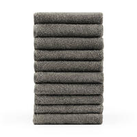 RUČNÍK PRO HOSTY sada 10 ks, 10x ručník pro hosty 30/30 cm, sivá - sivá, textil (30/30cm) - Blumtal