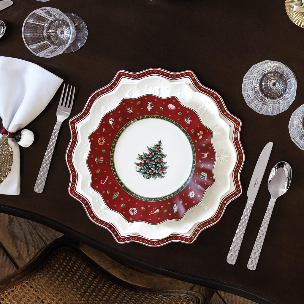 FRÜHSTÜCKSTELLER Toy's Deligth rot ø 24,5 cm 6er Set - Rot, Keramik (24.5cm) - Villeroy & Boch