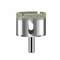 BOHRER – zum Bohren von Löchern in Glas, Keramik, Porzellan und Fliesen, 50 mm - Silberfarben, Metall (5/5/5.5cm) - DCA
