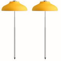 LED-PFLANZENLEUCHTE 2er-Set Pflanzenlicht mit Teleskopstab Gelb - Gelb, Kunststoff (11/70/11cm) - Northpoint