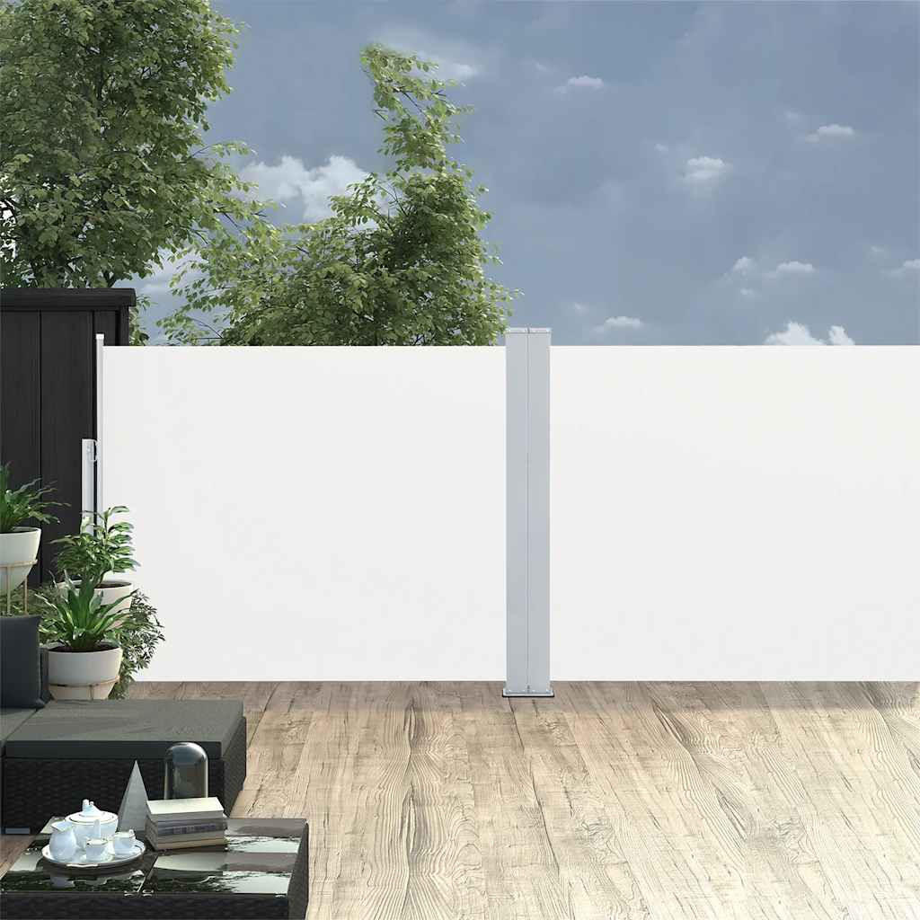 AUSZIEHBARE Seitenmarkise 170x1200 cm Creme - Creme, Textil (170/170/1200cm) - furnicato