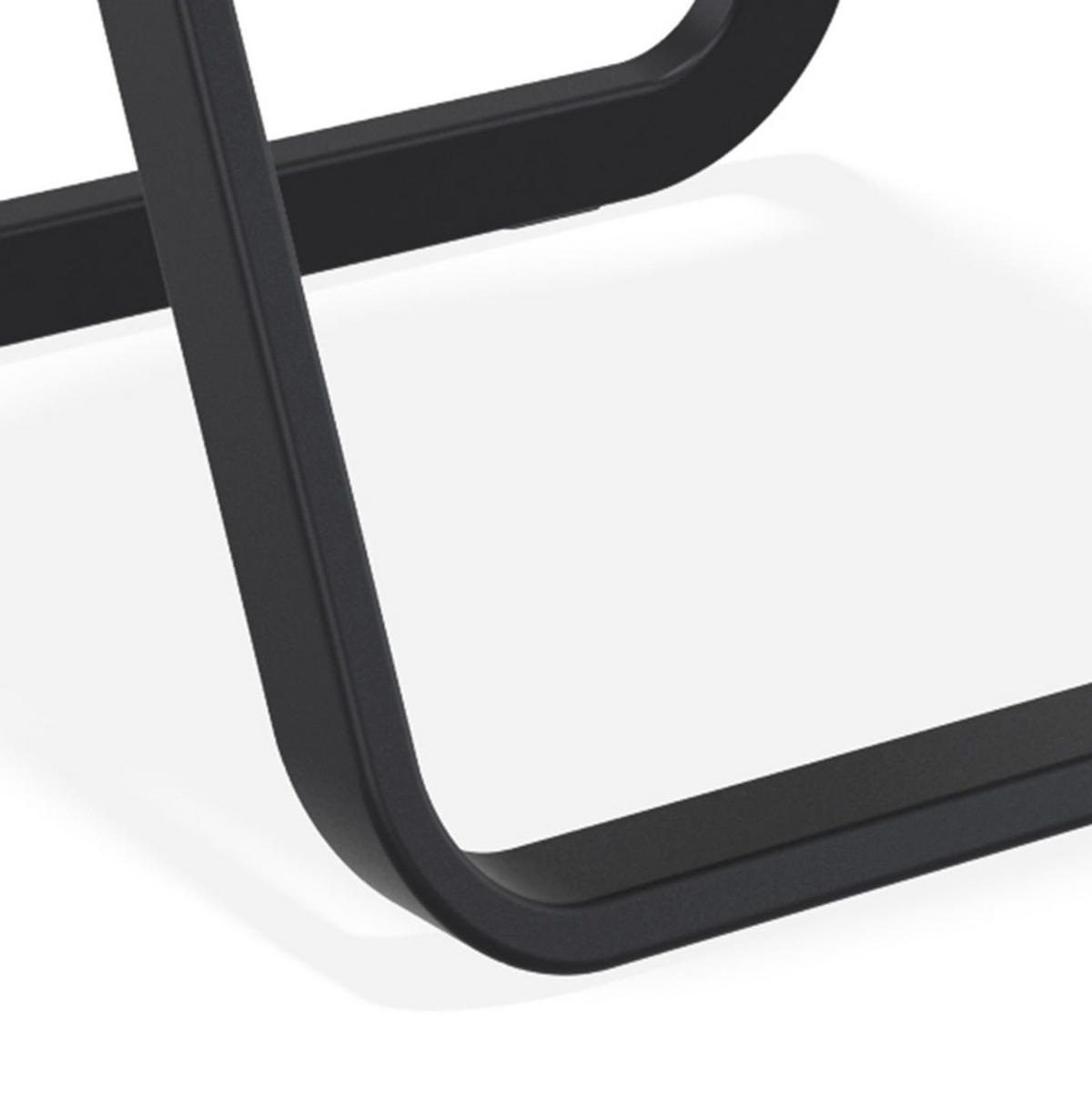 KLAPPSTUHL SLAG Schwarz - Schwarz, Kunststoff (48/45/48cm) - Légia Home