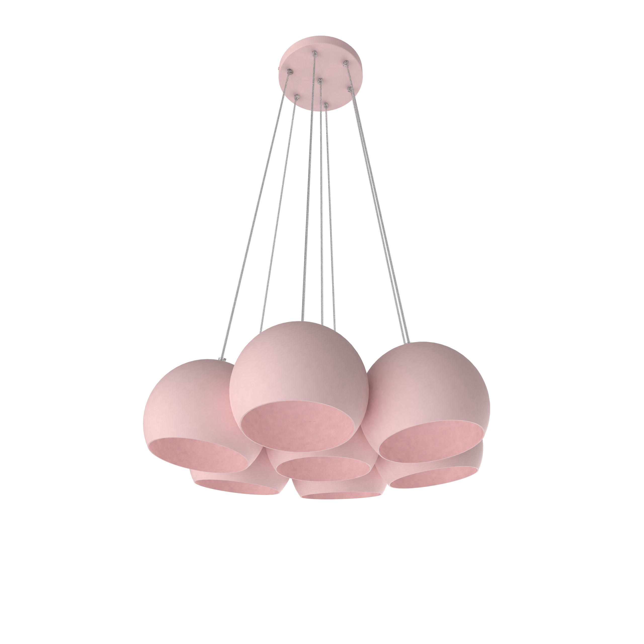 Lumicom Hängeleuchte Pink 25x20x25 cm