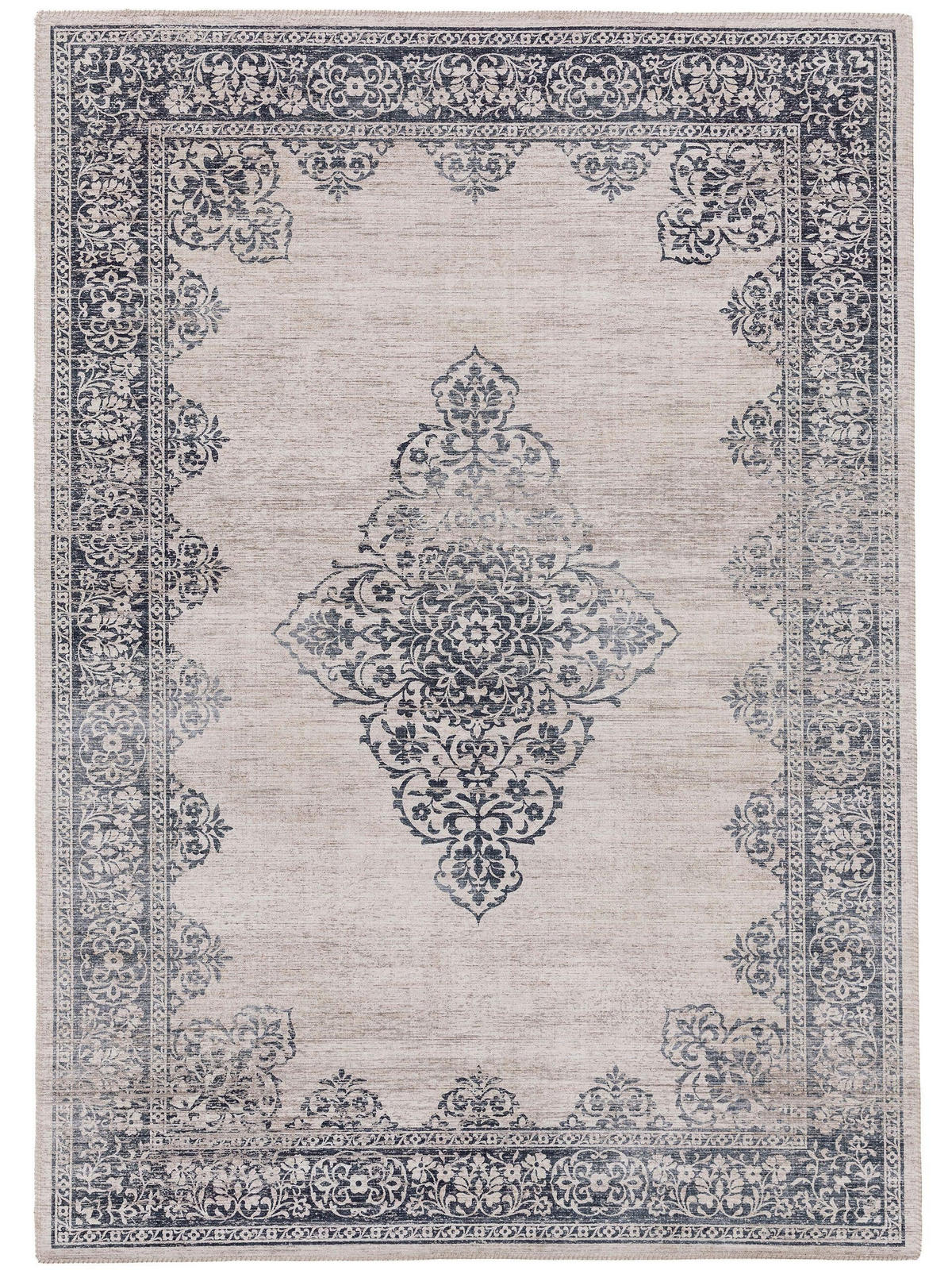 TEPPICH Laury Grau 80x150 cm - Grau, Textil (80/150cm) - benuta Pop