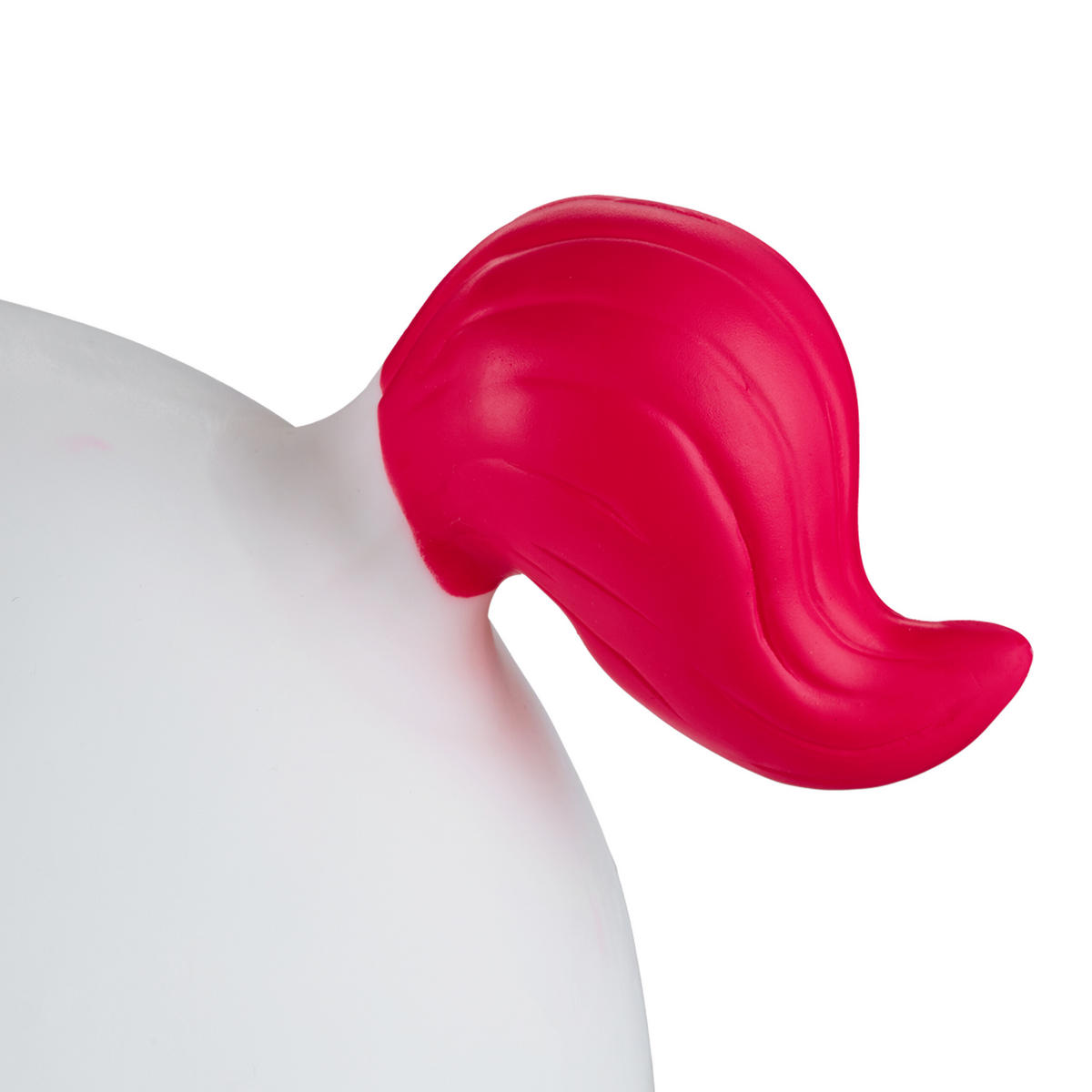 HÜPFTIER Einhorn - Weiß, Kunststoff (62/26/52cm) - Relaxdays