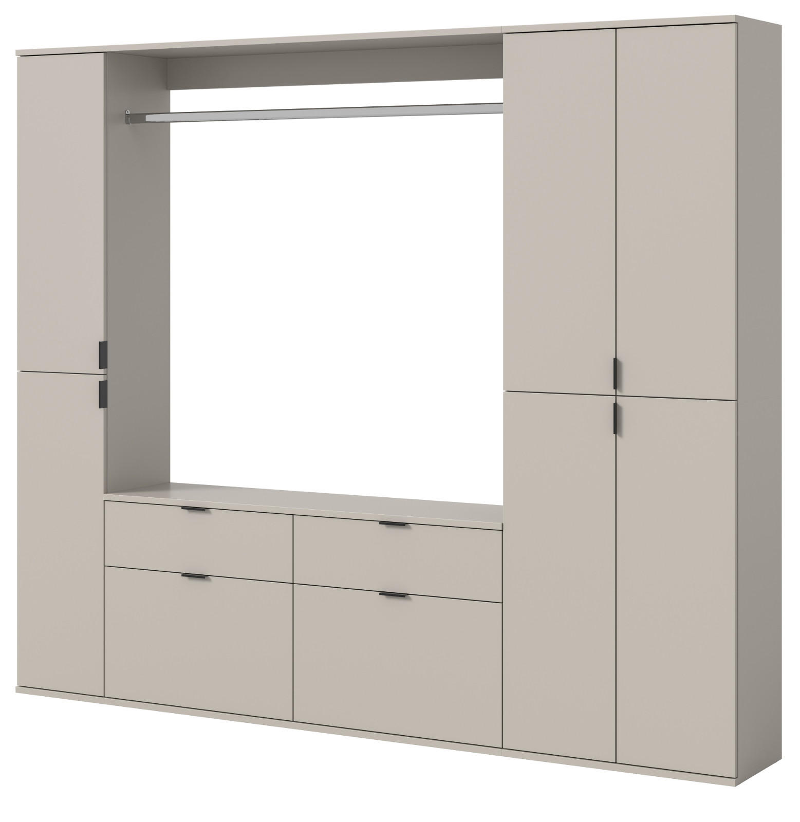 Inn.Furn Garderoben-Set Kaschmir 212x193x34 cm