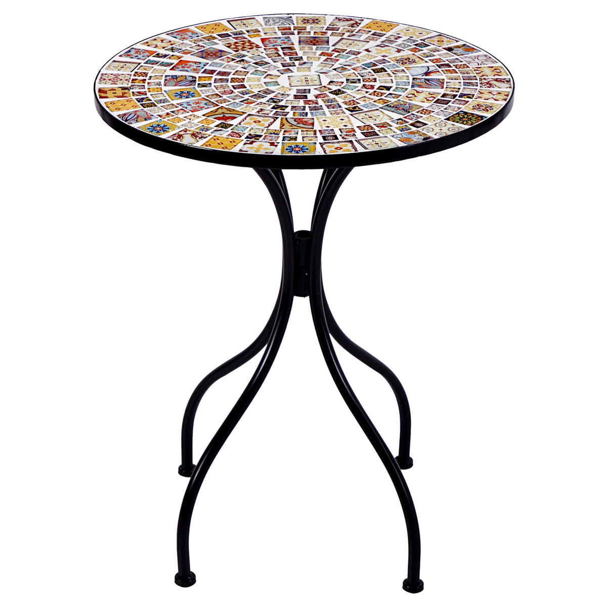BISTRO SET od 2 crni Casario - višebojno/crna, metal - Beliani