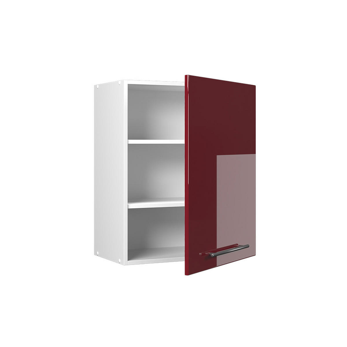 HÄNGESCHRANK Fame-Line, Bordeaux Hochglanz, 60 cm - Bordeaux/Weiß, Holzwerkstoff (60/72/34.1cm) - Vicco