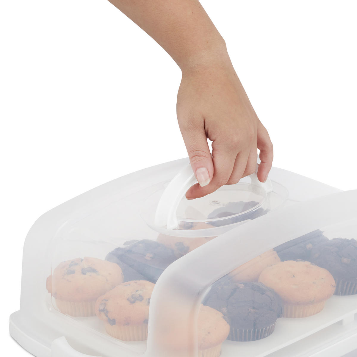 KUCHENBOX - Multicolor, Kunststoff (37.5/15.5/27.5cm) - Relaxdays