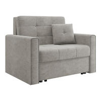 SCHLAFSOFA Viva Lux I - Hellbraun, Holz/Textil (103/85/98cm) - MIRJAN24