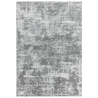 TEPPICH Velours mit Metallic-Glanz abstrakt robust pflegeleicht PARMA-Sorbolo, Silbergrau 160x230 cm - Silberfarben, Textil (160/230cm) - KADIMA DESIGN