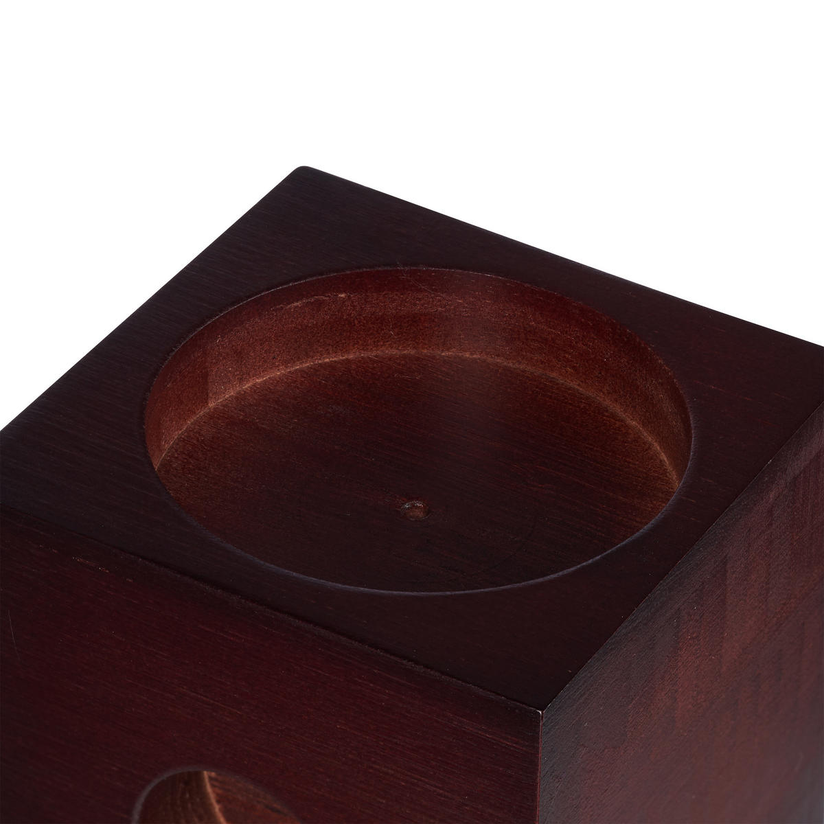 MÖBELERHÖHUNG - Dunkelrot, Holz (9.4/9.4/9.4cm) - Relaxdays