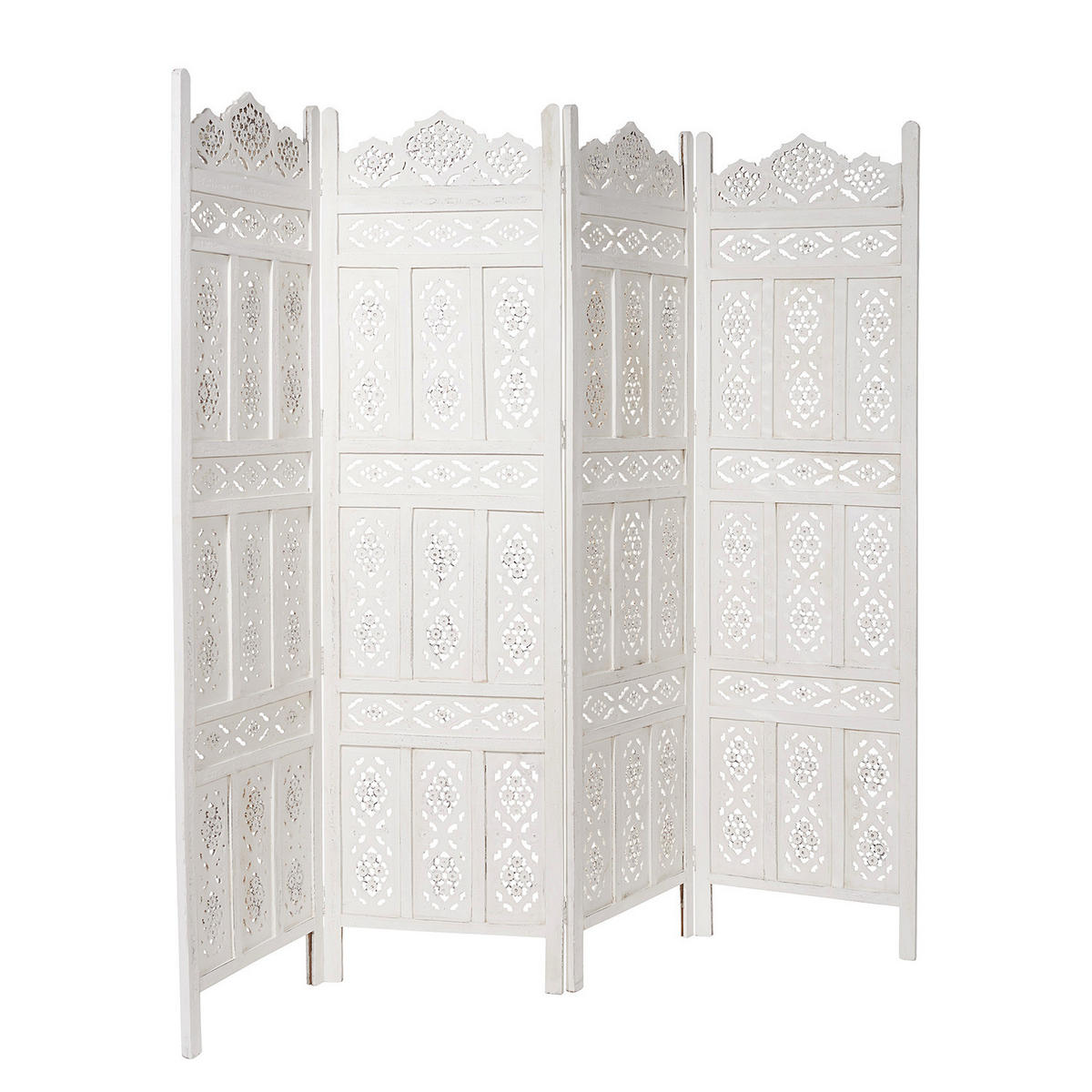PARAVENT Estella - Weiß, Holz (180/176/2.5cm) - Butlers