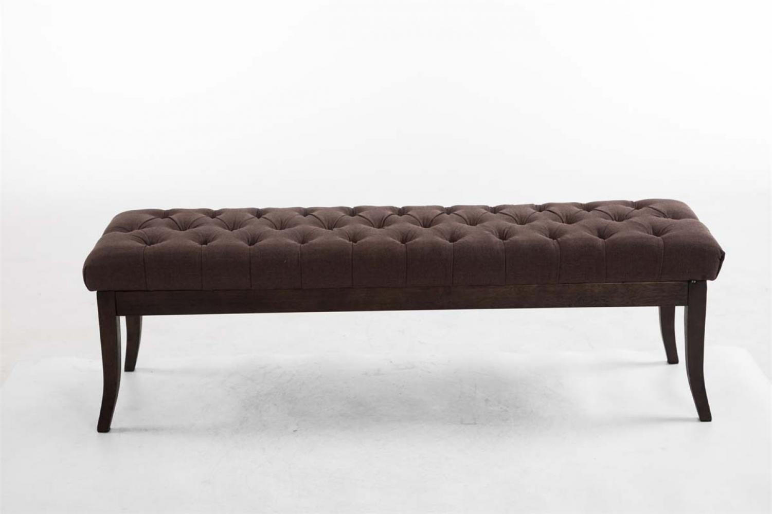 SITZBANK 150/38 cm Stoff Braun - Braun, Holz/Textil (150/46/38cm) - CLP
