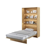 SCHRANKBETT BC-02 - 120x200cm Vertikal - Artisan Eiche mit Matratze - Eiche Artisan, Holzwerkstoff (120/200cm) - Meblini