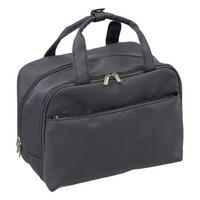 KOSMETIKTASCHE Fächern - Anthrazit, Textil (19/21.5/31cm)