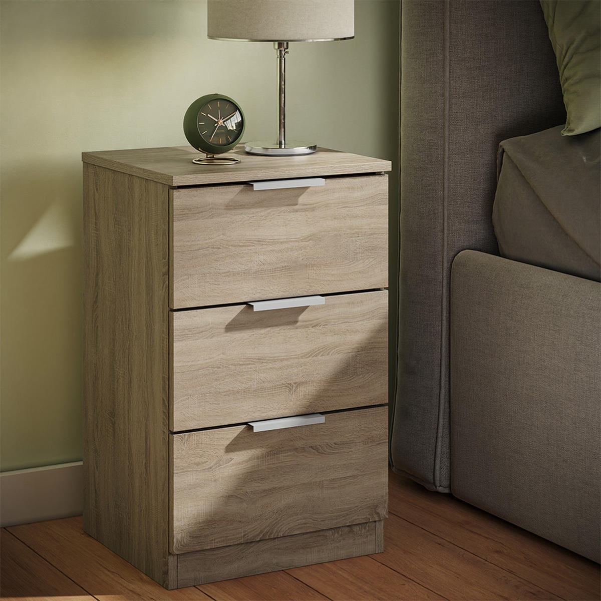 NOČNÍ STOLEK Fino Sonoma - Sonoma dub, kompozitní dřevo (37.6/61.8/35cm) - Vicco