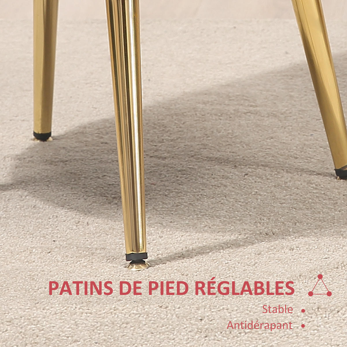SESSEL DE-13421 Muschelform mit Samt & goldenen Metallfüßen Rot - Weinrot, Textil (67/74/76cm) - ComfortXL