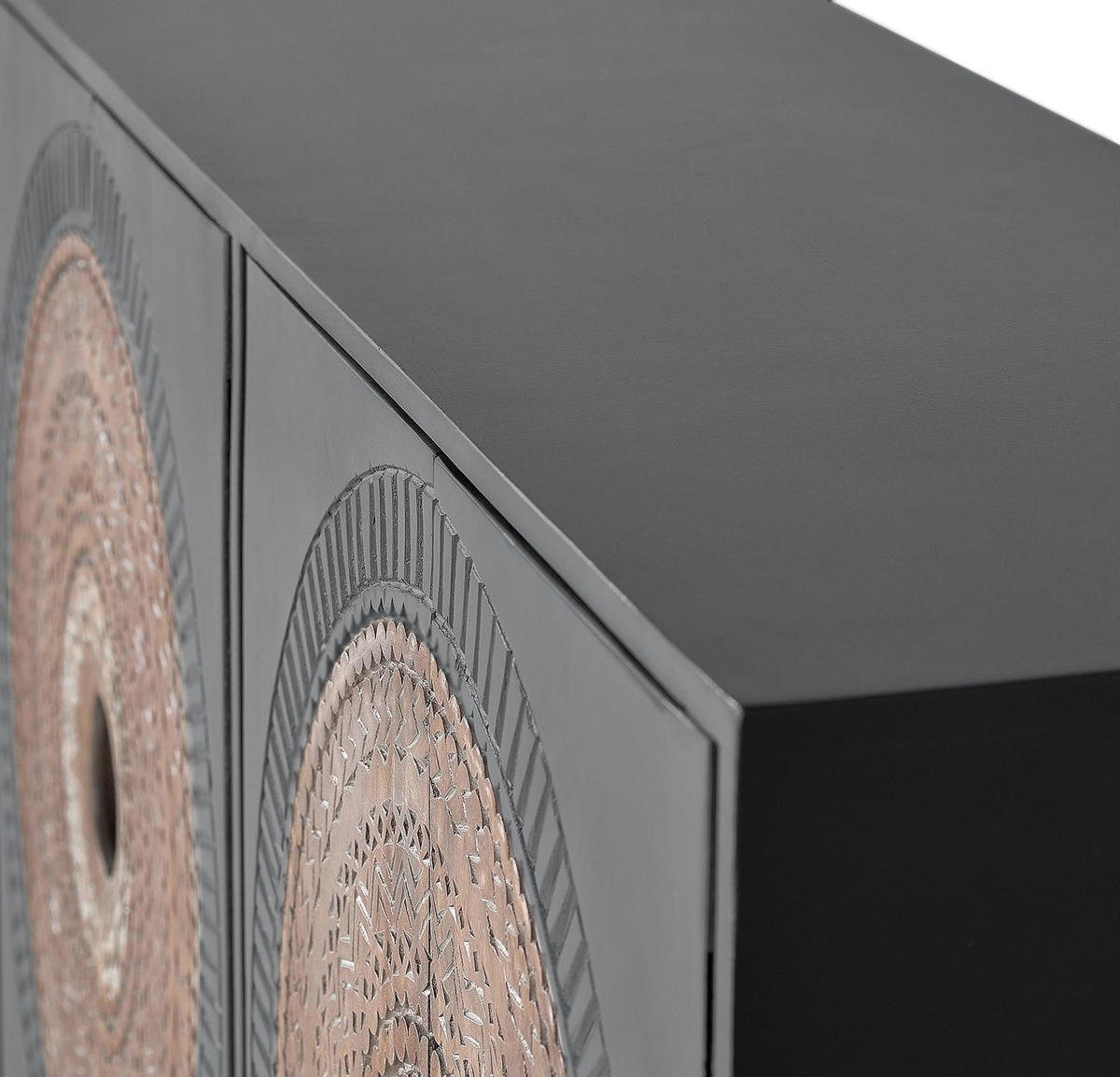 SIDEBOARD aus Mangoholz - Grau, Holz (40/91/150cm) - Giner y Colomer