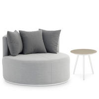 GARTENSOFA AMALFI - Beige, Kunststoff (110/75/112cm) - IDIMEX
