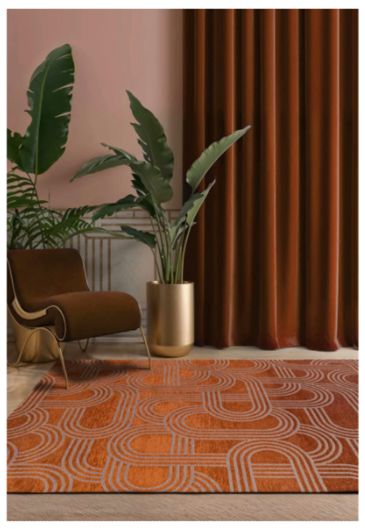 TEPPICH modern Flachgewebe FEVER Rot 170 x 240 cm - Rot, Textil (170/240cm) - Novatrend