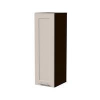 HÄNGESCHRANK Oslo W4/30 Lava / Kaschmir Matt 30 / 32,5 / 96cm - Kaschmir/Dunkelgrau, Holz/Holzwerkstoff (30/96/32.5cm) - Feldmann-Wohnen