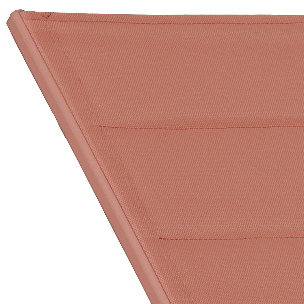 SONNENLIEGE mit Tisch Barbados Terracotta - Orange, Metall (61/95/198cm) - Happy Garden