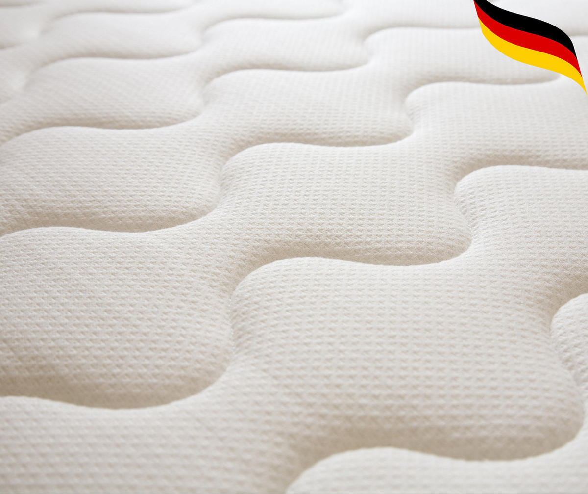 TASCHENFEDERKERNMATRATZE Premium, 7 ZONEN, 200x200x26 cm, H3, Weiß - Weiß, Textil (200/200cm) - Marpur