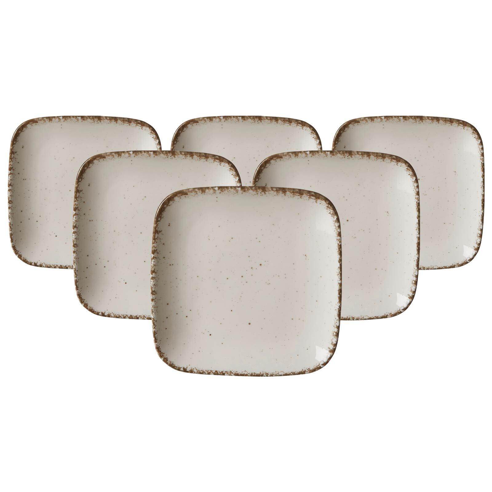 BEILAGENTELLER Casa Beige ø 14,5 cm 6er Set - Beige, Keramik (14.5cm) - Ritzenhoff Breker