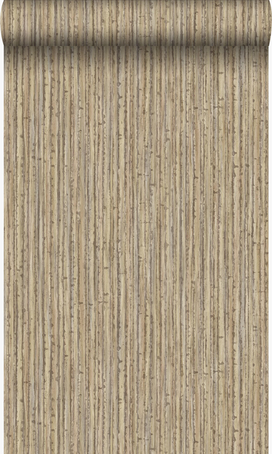 TAPETE Bambusmuster 53 cm x 10.05 m - Gelb, Papier (53/1000cm) - Origin Wallcoverings
