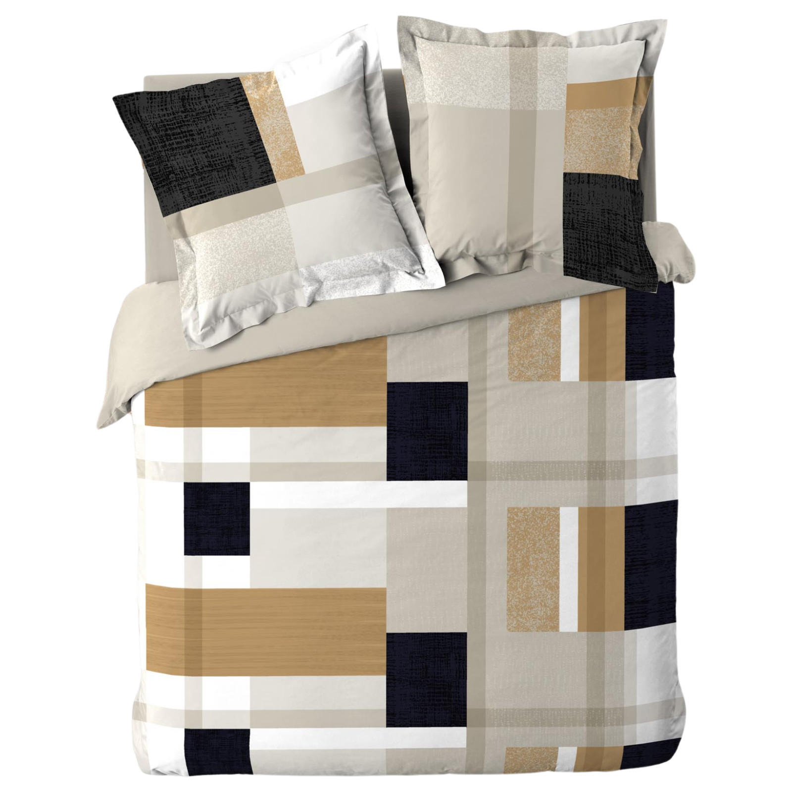 BETTWÄSCHE Ulysse 240/220 cm - Braun, Naturmaterialien (220/240cm) - Douceur d´intérieur