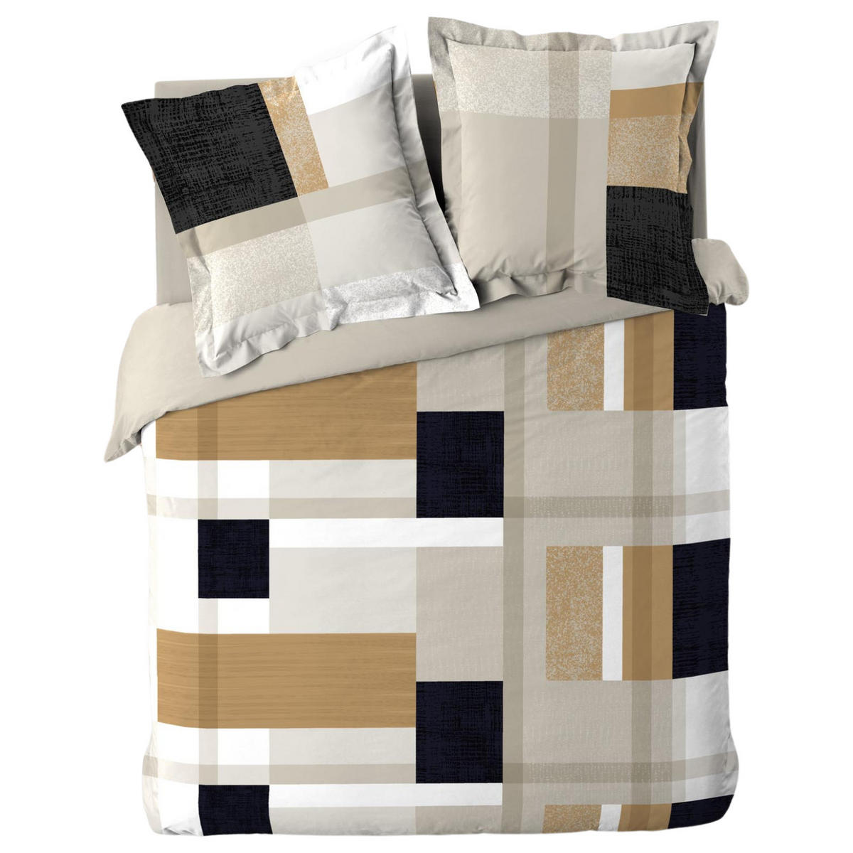 BETTWÄSCHE Ulysse 240/220 cm - Braun, Naturmaterialien (220/240cm) - Douceur d´intérieur