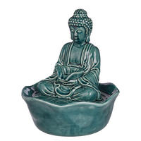 TISCHBRUNNEN Balance - Grün, Keramik (21/24/21cm) - Butlers