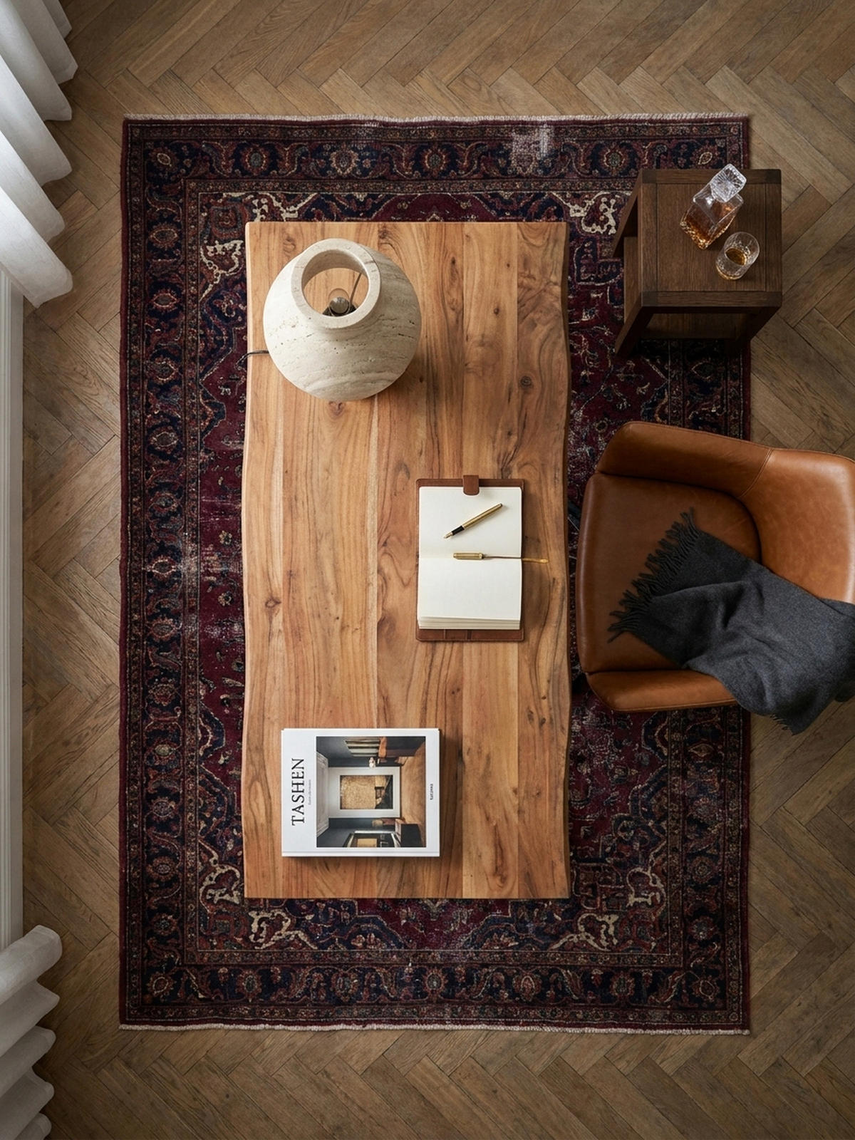 SCHREIBTISCH Massivholz Baumkante Handgefertigt Akazie TARN, Goldbraun-Schwarz 180x90x76 cm - Schwarz/Braun, Holz/Metall (90/180/76cm) - KADIMA DESIGN